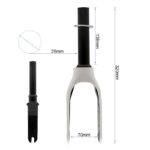 Presilha de cabelo com acabamento branco para Trotinete Eletrica Xiaomi