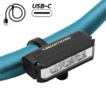 Luz LED frontal recarregável SMG Pro HD USB-C