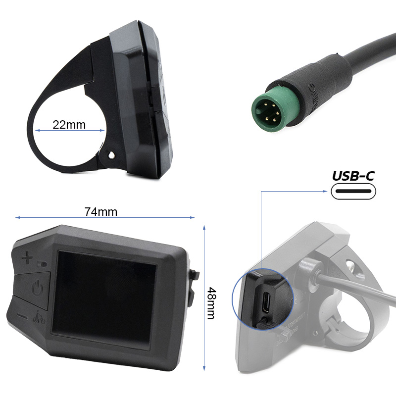 Kit eletrônico para bicicleta EWEBK-001 6 Kit eletrônico para bicicleta EWEBK-001