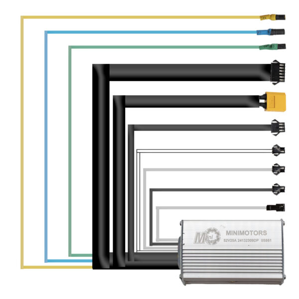 Controladora de motor único Trotinete Eletrica Dualtron 52V 25A POP [Minimotors]