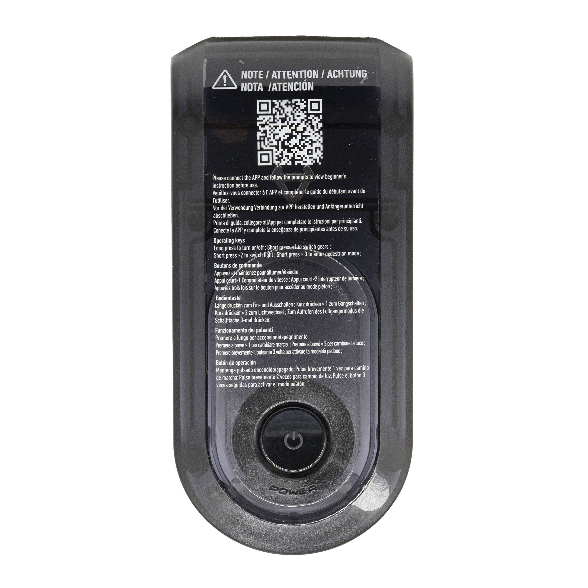 Capa de exibição Trotinete Eletrica Niu KQi1