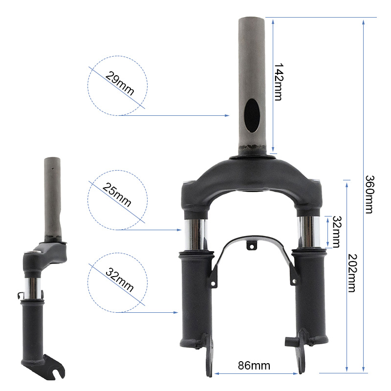 Garfo dianteiro Trotinete Eletrica Niu KQi100 2 Garfo dianteiro Trotinete Eletrica Niu KQi100