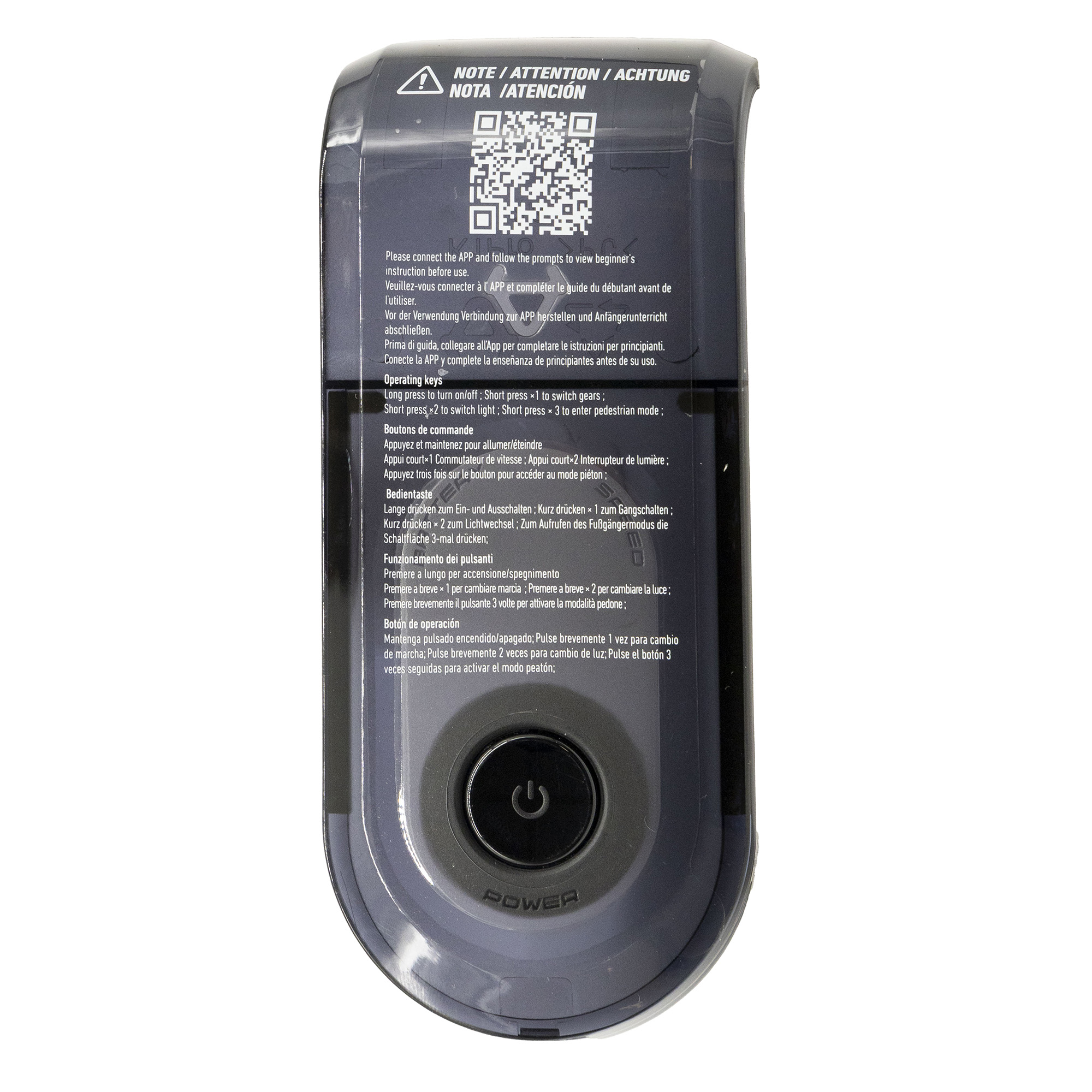 Capa para visor Trotinete Eletrica Niu KQi1 Pro 1 Capa para visor Trotinete Eletrica Niu KQi1 Pro