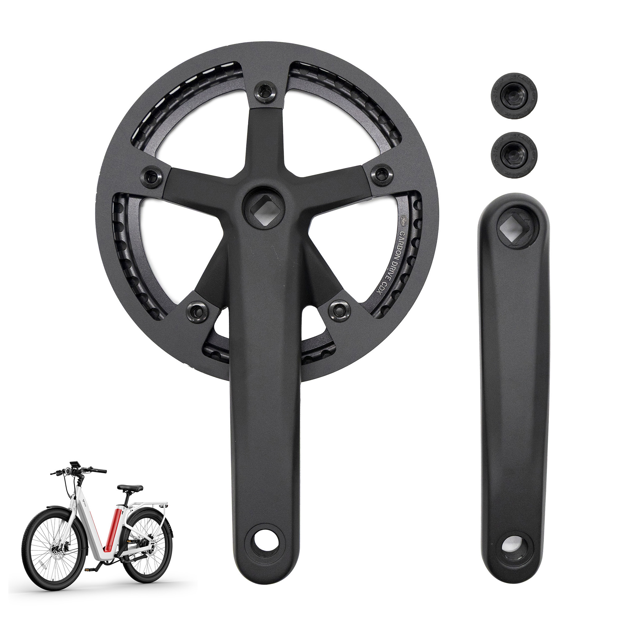 Pedivela Trotinete Eletrica Niu BQi-C3 com pinhões