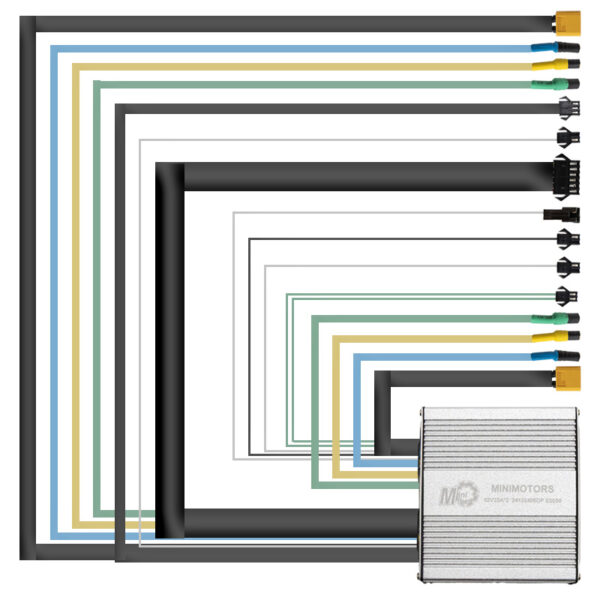 Controladora de motor duplo Trotinete Eletrica Dualtron 52V 25A POP [Minimotors]