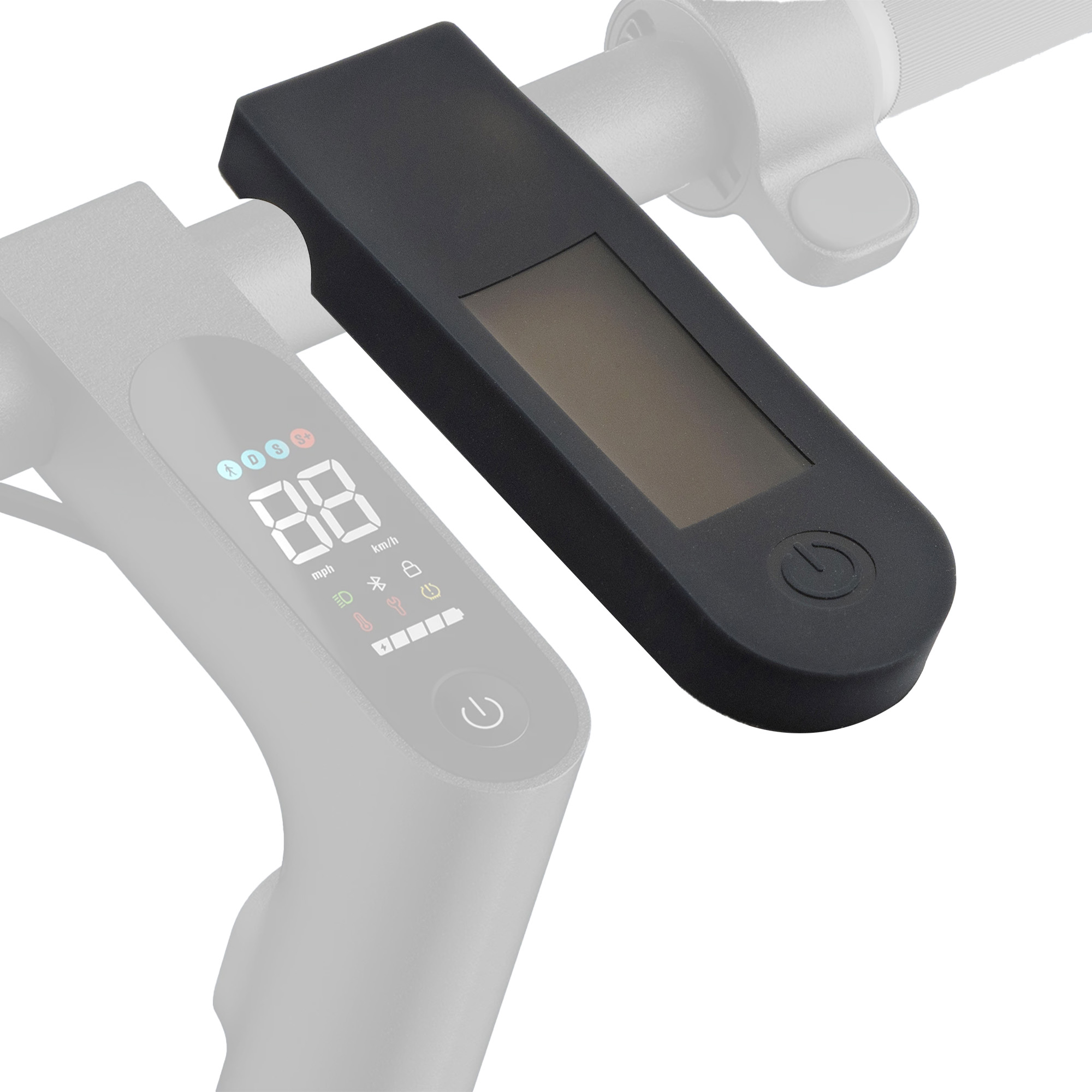 Protetor de tela preto para Trotinete Eletrica Xiaomi Mi 4 Ultra