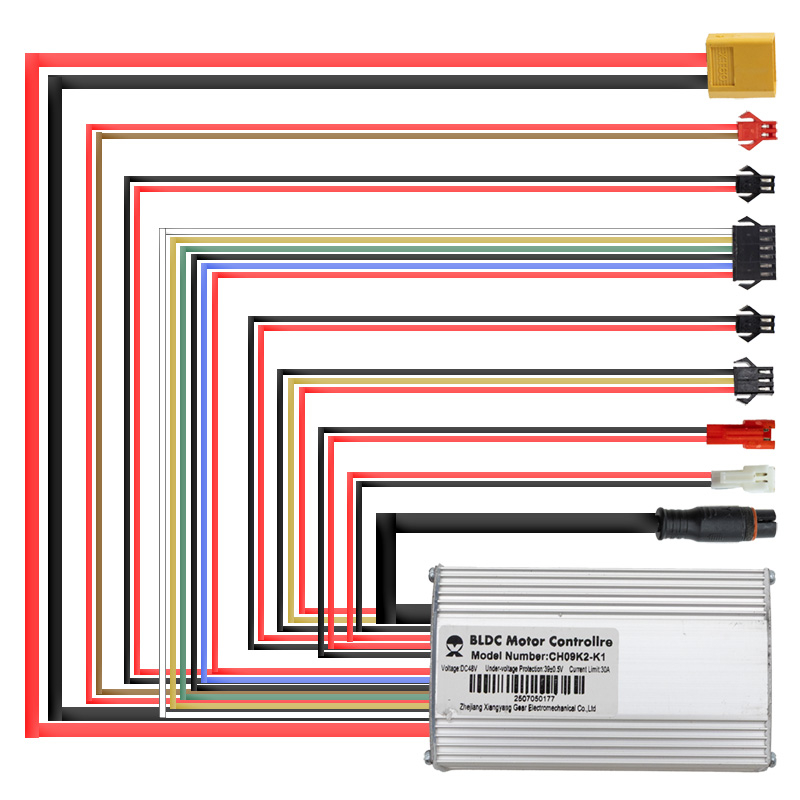 Controladora 48V 30A Trotinete Eletrica ECOXTREM M41 TANK MOD ÚNICO:CH09K2-K1