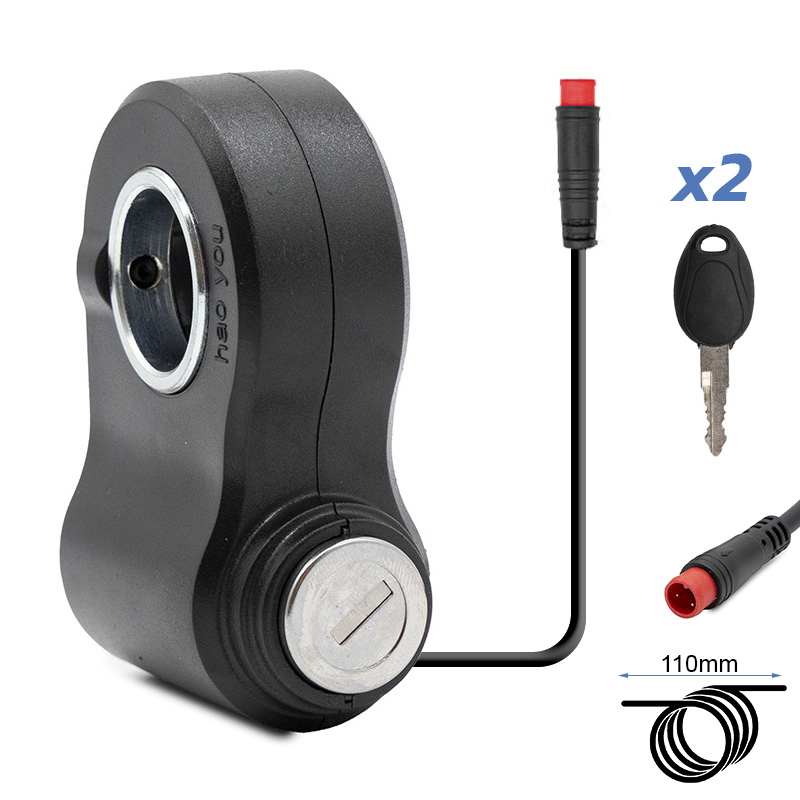 Chave de ignição para Trotinete Eletrica Kukirin G2 Pro