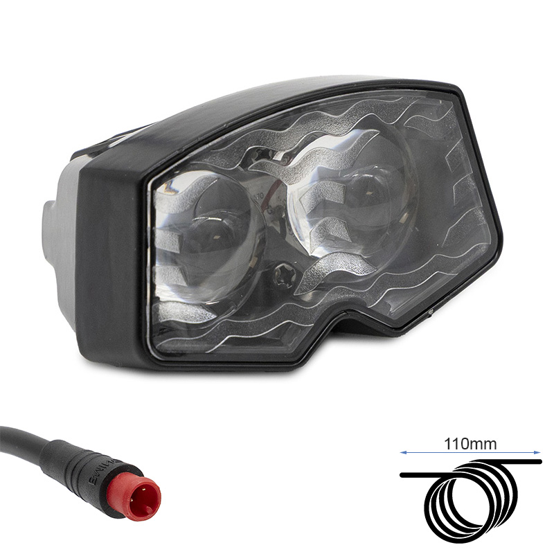 Farol dianteiro de LED Trotinete Eletrica ECOXTREM M41