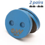 Pastilhas Travao redondas de cerâmica CS001-C de 20 mm para Trotinete Eletrica Xiaomi [Ewheel] - 2 conjuntos