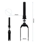 Garfo dianteiro original Trotinete Eletrica Ninebot Max G2 E - versão 2025