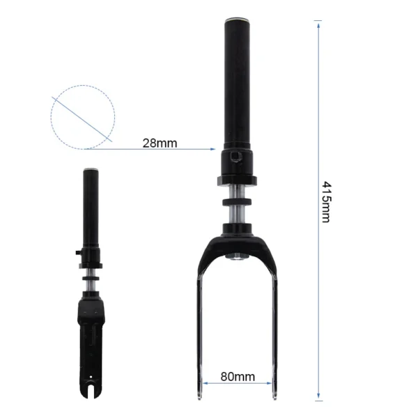 Garfo dianteiro original Trotinete Eletrica Ninebot Max G2 E - versão 2025