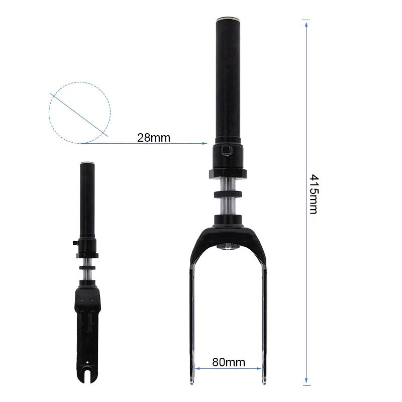 Garfo dianteiro original Trotinete Eletrica Ninebot Max G2 E - versão 2025