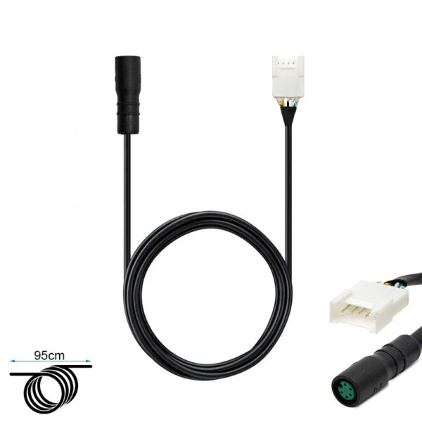 Cabo Comunicação Controladora Display conector à prova d'água Trotinete Eletrica Navee N65