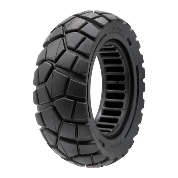 Roda sólida 9x3-5.5 com linha preta [Amitor]