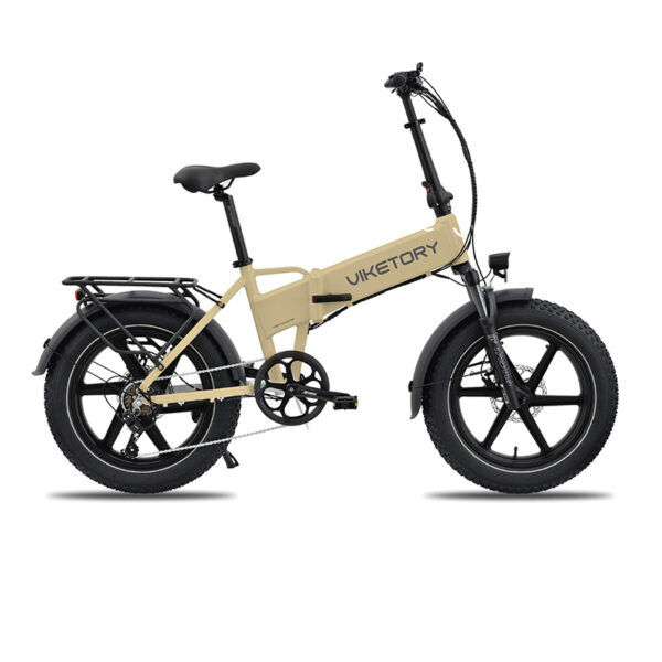 Lithor ebike dobrável fatbike - creme