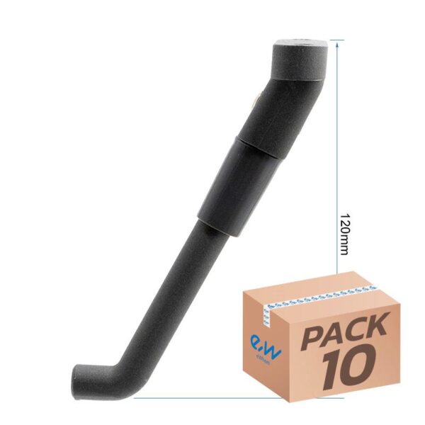 Descanso Cavalete Trotinete Eletrica Xiaomi Electric Scooter preto M365/Essential/1S/Mi 3/Pro/Pro 2/Mi3 Lite - 10pcs