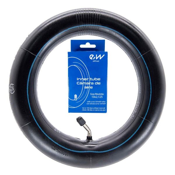 Camara de Ar 10x2.125 Valvula Curva 135x45º