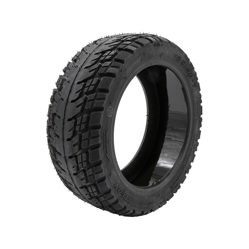 Pneu tubeless off-road 90/55-7 com gel 1 Pneu tubeless off-road 90/55-7 com gel