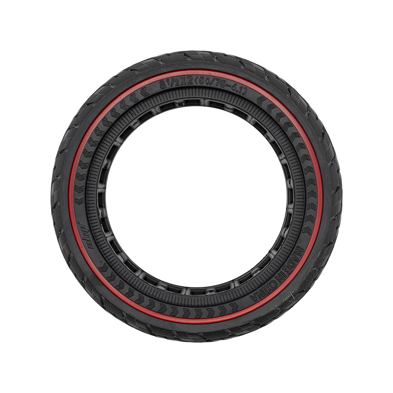 Pneu maciço off-road 8,5x2 (50/75-6,1) vermelha 3 Pneu maciço off-road 8,5x2 (50/75-6,1) vermelha