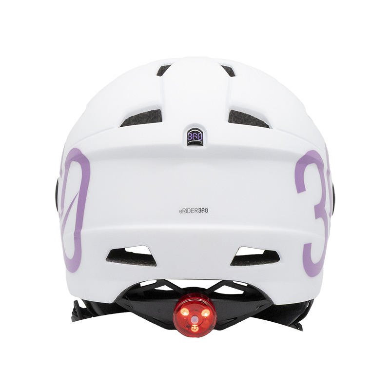 Capacete GLOOB Urbano - Blanc/Roxo – Protetores de orelhas removíveis 5 Capacete GLOOB Urbano - Blanc/Roxo – Protetores de orelhas removíveis