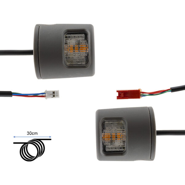 Piscas Trotinete Eletrica Xiaomi Electric Scooter 4 Lite (2ª geração) e Trotinete Eletrica Xiaomi Electric Scooter 5 Plus