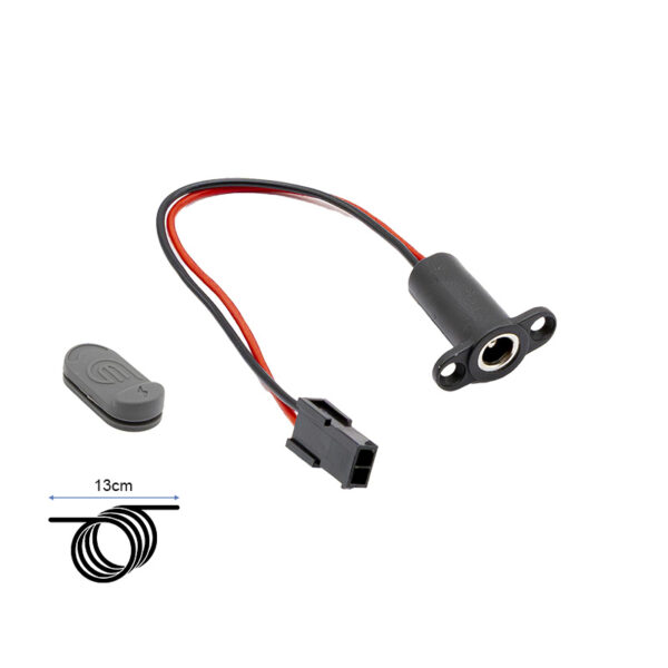 Porta de carregamento com cobertura impermeável Trotinete Eletrica Xiaomi Electric Scooter 4 Lite (2ª geração)