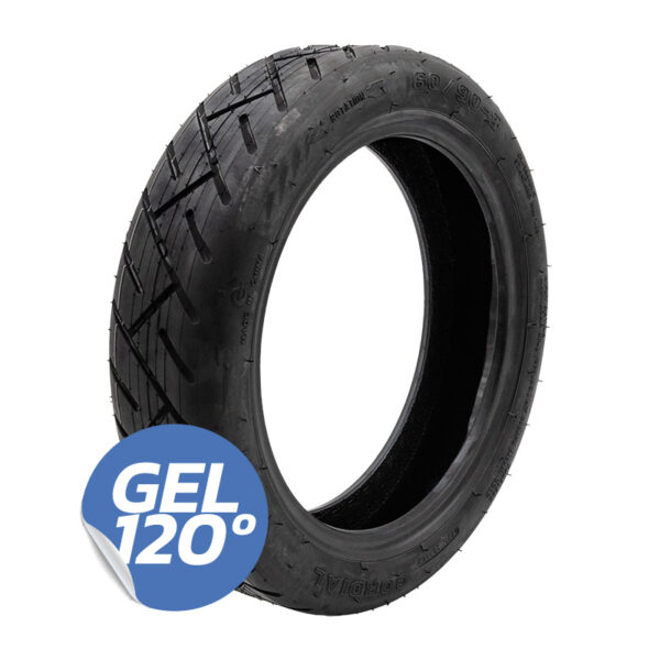 Pneu tubeless 60/90-8 com gel [Yuanxing]