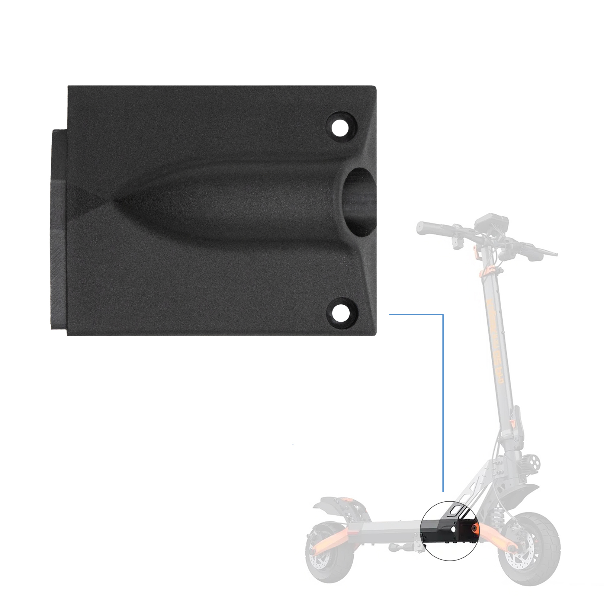 Embelezador luz dianteira direita - V3 Trotinete Eletrica Kukirin G2 Pro 1 Embelezador luz dianteira direita - V3 Trotinete Eletrica Kukirin G2 Pro