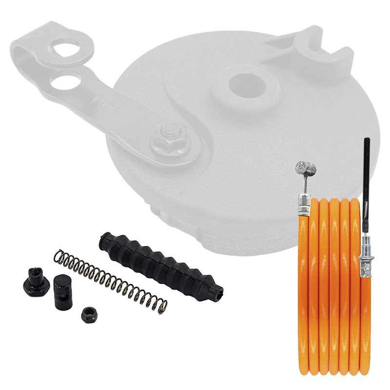 Cabo de travao dianteiro de tambor laranja Trotinete Eletrica Xiaomi Electric Scooter 5, 5 Pro, 5 Max e 5 Plus 141 cm 1 Cabo de travao dianteiro de tambor laranja Trotinete Eletrica Xiaomi Electric Scooter 5, 5 Pro, 5 Max e 5 Plus 141 cm