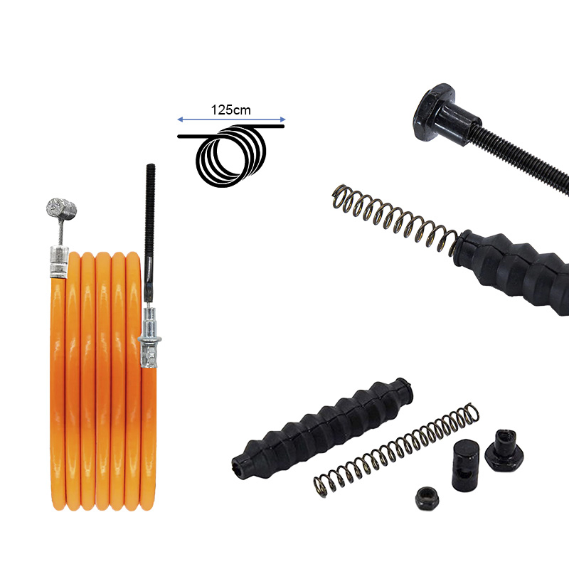 Cabo de travao dianteiro de tambor laranja Trotinete Eletrica Xiaomi Electric Scooter 5, 5 Pro, 5 Max e 5 Plus 141 cm 2 Cabo de travao dianteiro de tambor laranja Trotinete Eletrica Xiaomi Electric Scooter 5, 5 Pro, 5 Max e 5 Plus 141 cm