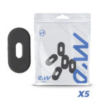 Tampao de silicone preto caixa de bateria Trotinete Eletrica Xiaomi Electric Scooter 4 Lite 2a Geracao Original Pack de 5