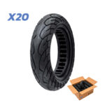 Pack de 20 pneus maciços ultraleves 10x2,5-6,1/B34